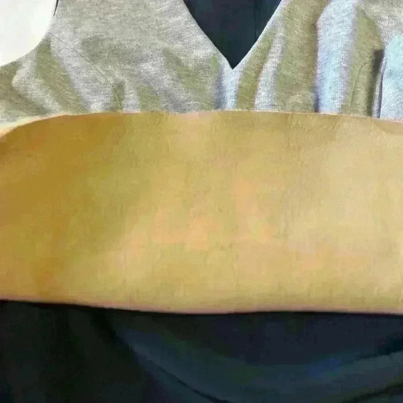 Harvey Faircloth silk lined design wool top Large. Mixed Materials Eclectic - Picture 6 of 10